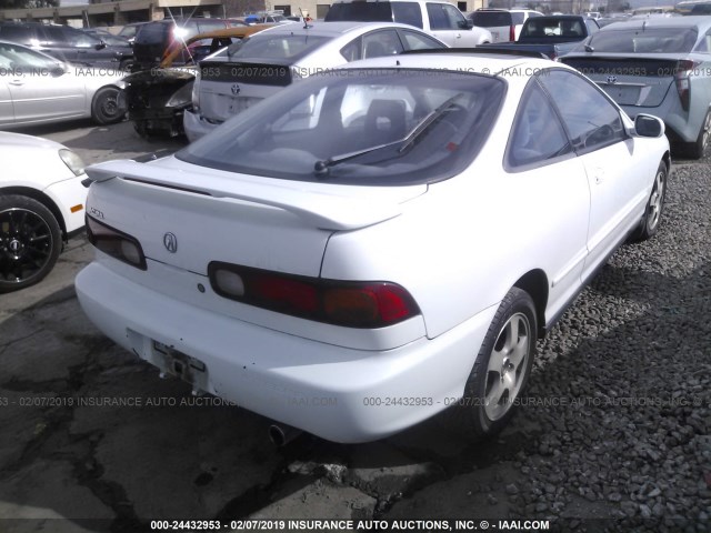 JH4DC238XRS007950 - 1994 ACURA INTEGRA GSR WHITE photo 4