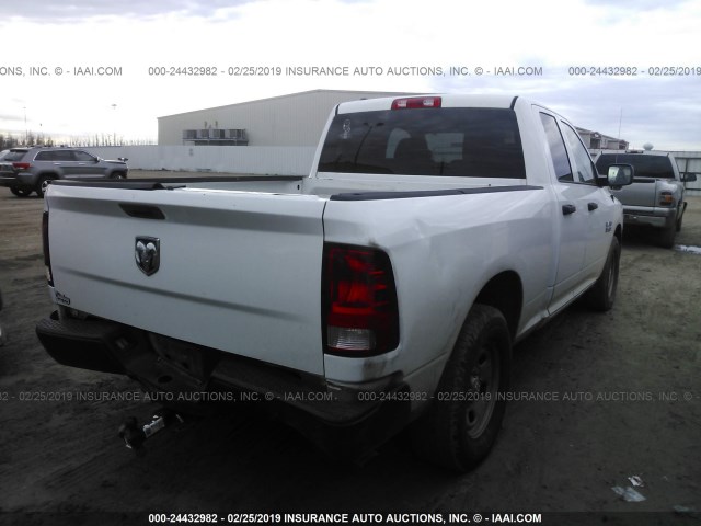 1C6RR6FG7ES235387 - 2014 RAM 1500 ST WHITE photo 4