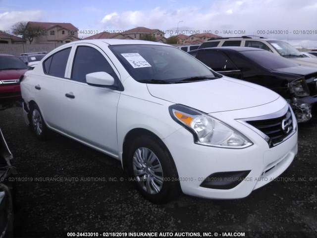 3N1CN7AP8HL826325 - 2017 NISSAN VERSA S/S PLUS/SV/SL WHITE photo 1