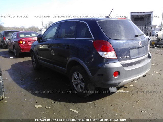 3GSCL33P08S674544 - 2008 SATURN VUE XE Dark Blue photo 3