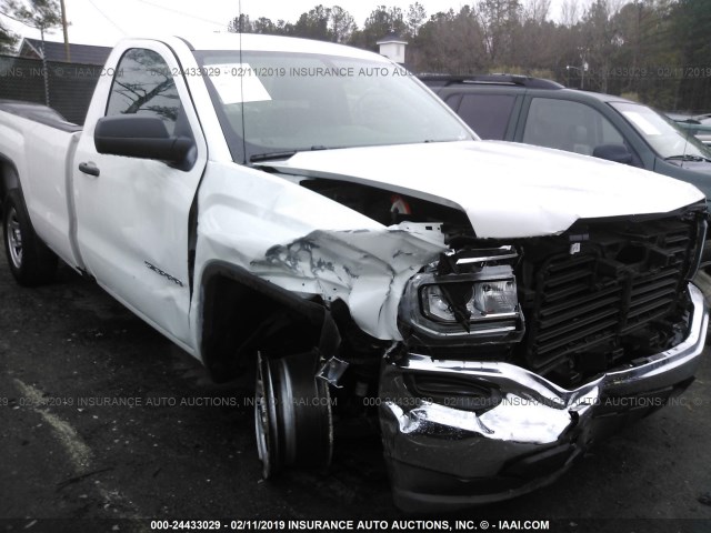 1GTN1LEC7JZ903105 - 2018 GMC SIERRA C1500 WHITE photo 6