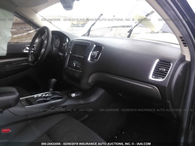 1C4RDJAG0DC688843 - 2013 DODGE DURANGO SXT BLACK photo 5