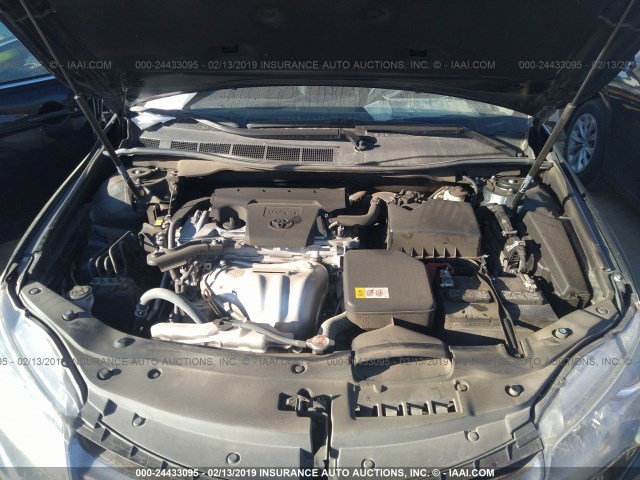 4T1BF1FK5HU697719 - 2017 TOYOTA CAMRY LE/XLE/SE/XSE BLACK photo 10