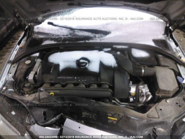 YV1902AH7C1162191 - 2012 VOLVO S80 T6 SILVER photo 10