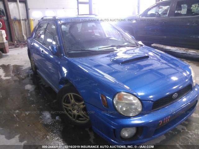 JF1GG29642G822605 - 2002 SUBARU IMPREZA WRX BLUE photo 1