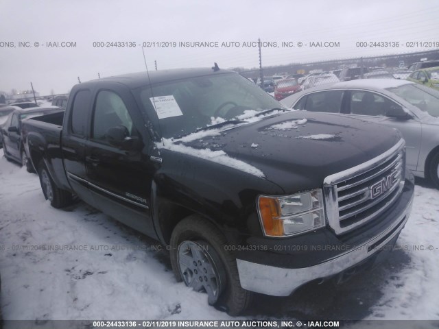 1GTR2WE33BZ185165 - 2011 GMC SIERRA K1500 SLT BLACK photo 1