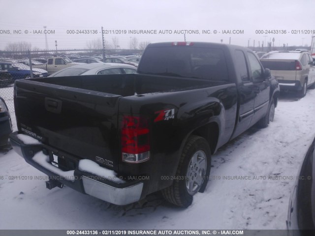 1GTR2WE33BZ185165 - 2011 GMC SIERRA K1500 SLT BLACK photo 4