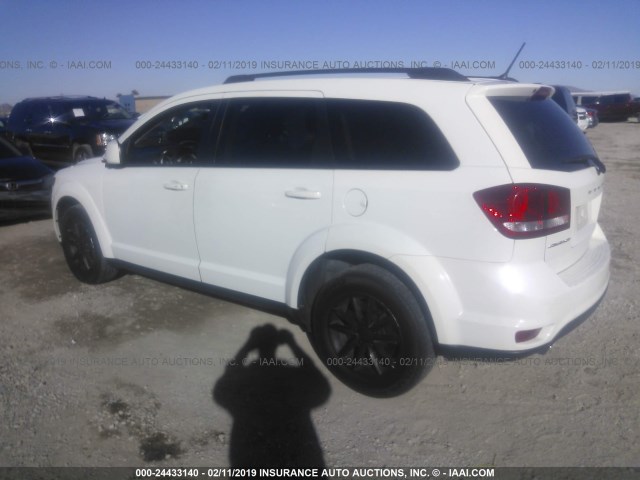 3C4PDCBG2FT744208 - 2015 DODGE JOURNEY SXT WHITE photo 3