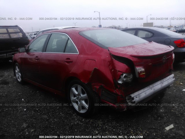 4T1BE46KX7U177356 - 2007 TOYOTA CAMRY NEW GENERAT CE/LE/XLE/SE RED photo 3