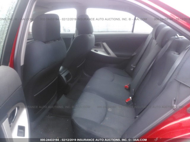 4T1BE46KX7U177356 - 2007 TOYOTA CAMRY NEW GENERAT CE/LE/XLE/SE RED photo 8