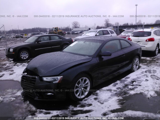 WAUVFAFR8DA002205 - 2013 AUDI A5 PRESTIGE Dark Blue photo 2