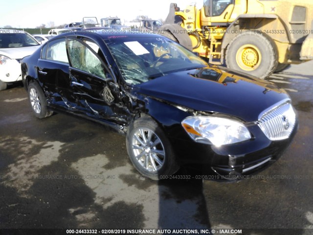 1G4HE5EM4AU110164 - 2010 BUICK LUCERNE CXL BLACK photo 1