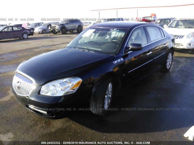 1G4HE5EM4AU110164 - 2010 BUICK LUCERNE CXL BLACK photo 2