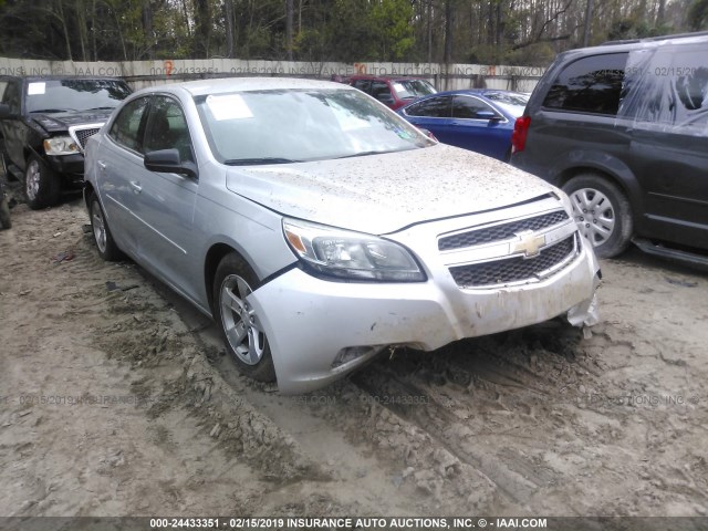 1G11B5SA3DF290067 - 2013 CHEVROLET MALIBU LS SILVER photo 1