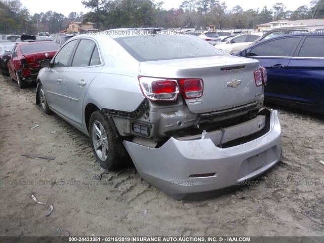 1G11B5SA3DF290067 - 2013 CHEVROLET MALIBU LS SILVER photo 3