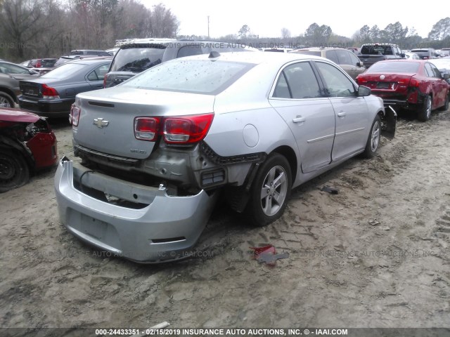 1G11B5SA3DF290067 - 2013 CHEVROLET MALIBU LS SILVER photo 4