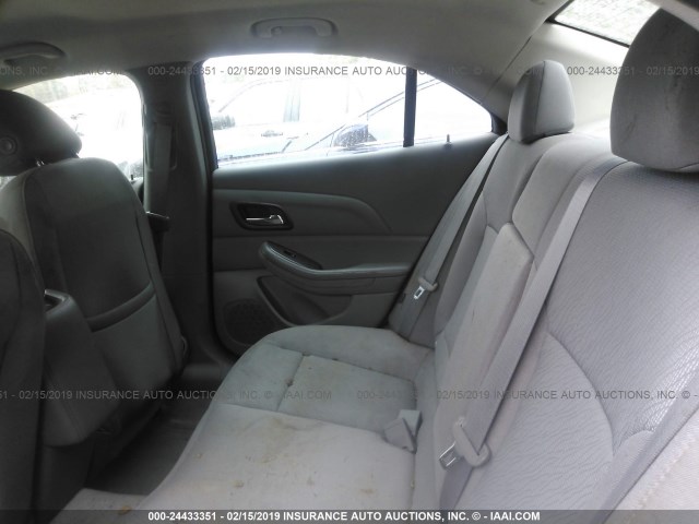 1G11B5SA3DF290067 - 2013 CHEVROLET MALIBU LS SILVER photo 8