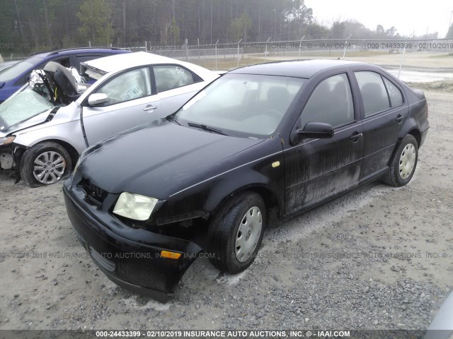 3VWRA29M6XM015886 - 1999 VOLKSWAGEN JETTA GL BLACK photo 2