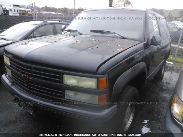 1GNEK18KXPJ334558 - 1993 CHEVROLET BLAZER K1500 BLACK photo 2