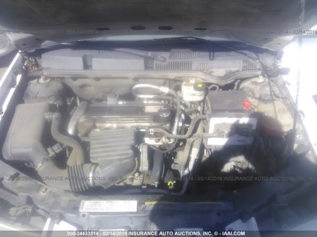 1G8AK55F56Z144036 - 2006 SATURN ION LEVEL 3 WHITE photo 10