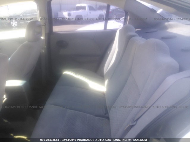 1G8AK55F56Z144036 - 2006 SATURN ION LEVEL 3 WHITE photo 8