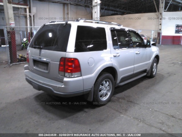 5LMEU88H54ZJ33396 - 2004 LINCOLN AVIATOR TAN photo 4