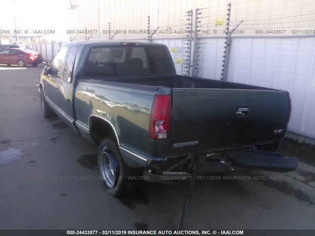 2GTEC19M3W1500921 - 1998 GMC SIERRA C1500 GREEN photo 3