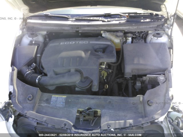 1G1ZC5EB4AF194464 - 2010 CHEVROLET MALIBU 1LT 白色 照片 10