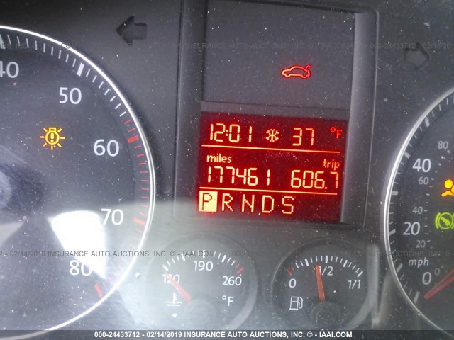 3VWEF71K47M064351 - 2007 VOLKSWAGEN JETTA WOLFSBURG 黑色 照片 7