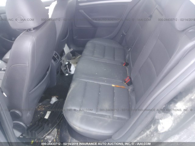 3VWEF71K47M064351 - 2007 VOLKSWAGEN JETTA WOLFSBURG 黑色 照片 8