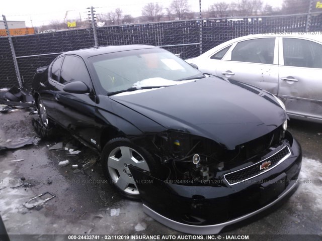 2G1WL15C269302973 - 2006 CHEVROLET MONTE CARLO SS შავი ფოტო 1