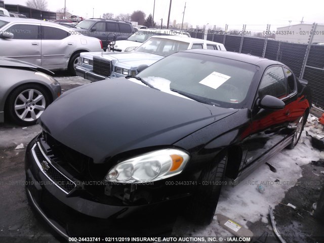2G1WL15C269302973 - 2006 CHEVROLET MONTE CARLO SS შავი ფოტო 2