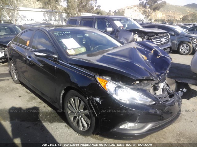 5NPEC4AC0EH917463 - 2014 HYUNDAI SONATA SE/LIMITED BLACK photo 1