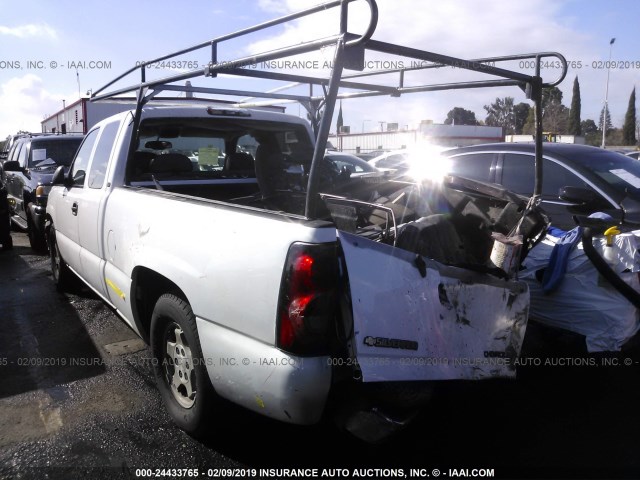 2GCEC19T141162245 - 2004 CHEVROLET SILVERADO C1500 WHITE photo 3