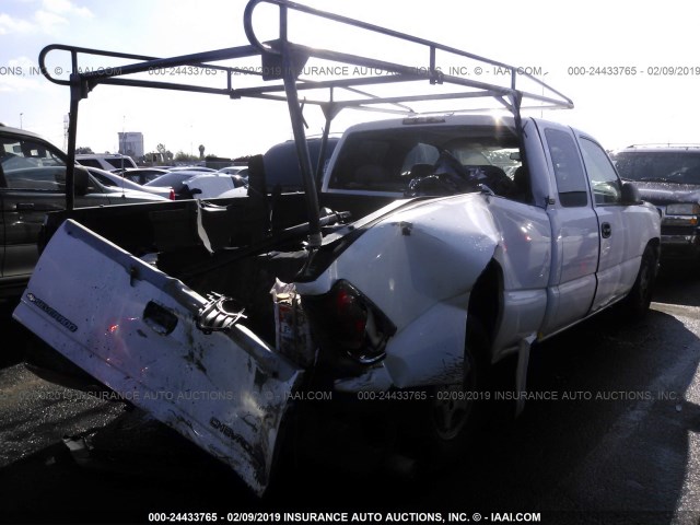 2GCEC19T141162245 - 2004 CHEVROLET SILVERADO C1500 WHITE photo 4