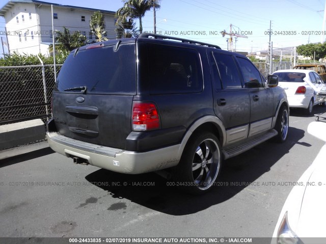 1FMPU17515LA56413 - 2005 FORD EXPEDITION EDDIE BAUER RED photo 4