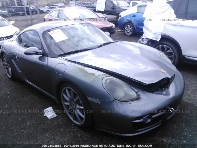 WP0AB29816U785326 - 2006 PORSCHE CAYMAN S GRAY photo 1