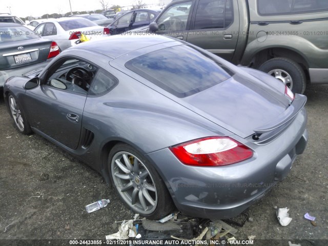 WP0AB29816U785326 - 2006 PORSCHE CAYMAN S GRAY photo 3