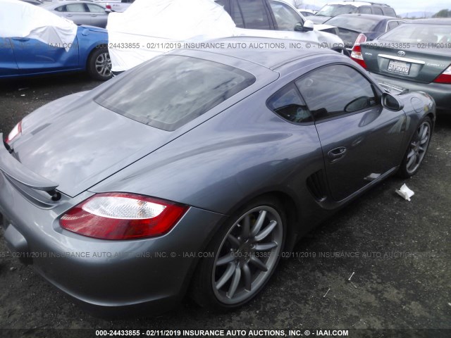 WP0AB29816U785326 - 2006 PORSCHE CAYMAN S GRAY photo 4