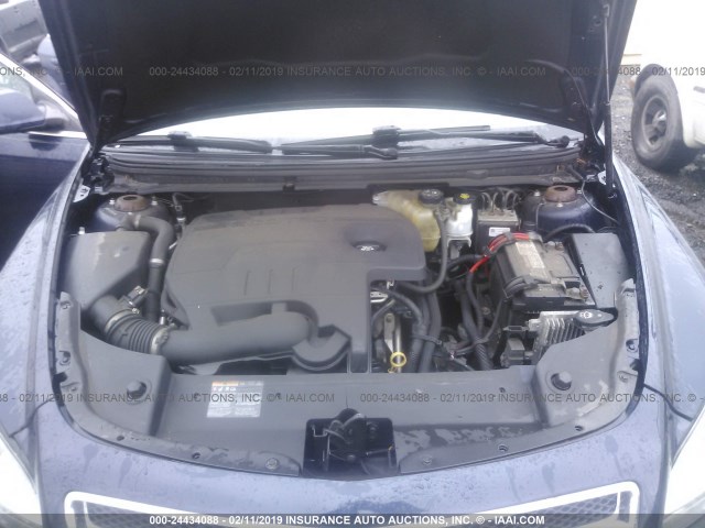 1G1ZC5E18BF308930 - 2011 CHEVROLET MALIBU 1LT 蓝色 照片 10