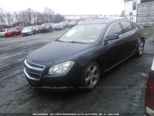 1G1ZC5E18BF308930 - 2011 CHEVROLET MALIBU 1LT 蓝色 照片 2