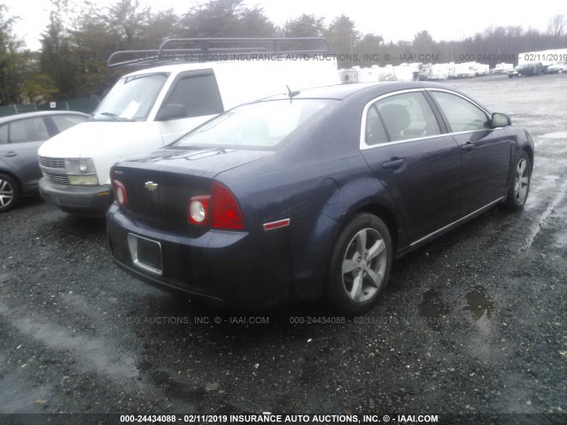 1G1ZC5E18BF308930 - 2011 CHEVROLET MALIBU 1LT 蓝色 照片 4