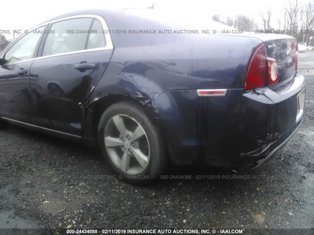1G1ZC5E18BF308930 - 2011 CHEVROLET MALIBU 1LT 蓝色 照片 6