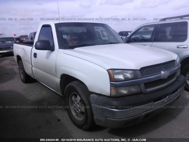 1GCEC14X73Z350168 - 2003 CHEVROLET SILVERADO C1500 WHITE photo 1