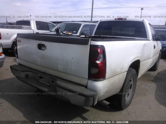 1GCEC14X73Z350168 - 2003 CHEVROLET SILVERADO C1500 WHITE photo 4