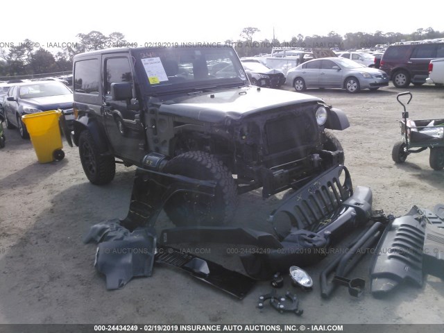 1C4AJWAG7FL640780 - 2015 JEEP WRANGLER SPORT BLACK photo 1