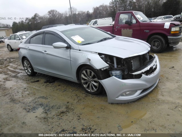 5NPEC4AC9BH025997 - 2011 HYUNDAI SONATA SE/LIMITED SILVER photo 1