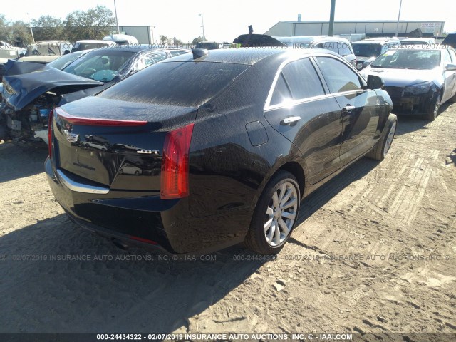 1G6AA5RX9H0167213 - 2017 CADILLAC ATS BLACK photo 4