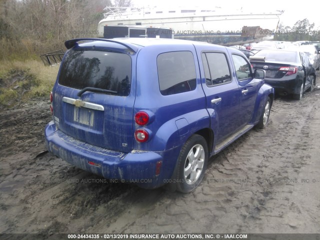 3GNDA23D56S642361 - 2006 CHEVROLET HHR LT BLUE photo 4