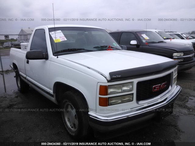 1GTEC14W0TZ508552 - 1996 GMC SIERRA C1500 WHITE photo 1